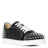 Vieira 2 black glitter leather sneakers