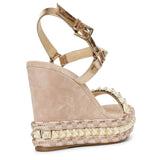 Pira Ryad 110 suede wedge sandals