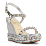 Pira Ryad 110 glitter blue wedges