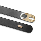 Elisa 50 black leather belt