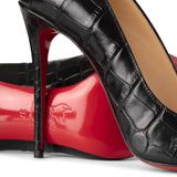 Pigalle Follies 100 black printed pumps