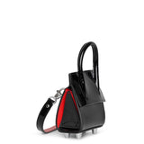 Paloma Top Handle Nano patent black bag