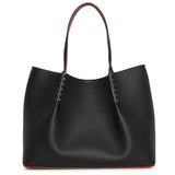 Cabarock black calf leather tote