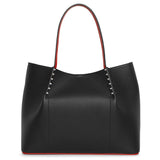 Cabarock black calf leather tote