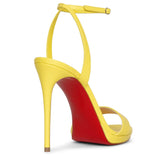 Loubi queen 120 leather sandals