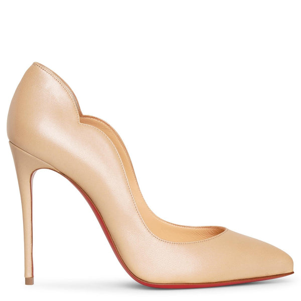 Hot Chick 100 beige nappa pumps