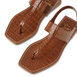 Cubongo flat leather sandals