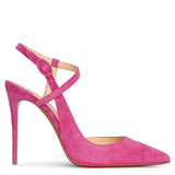 Jenlove 100 pink suede pumps