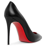 Kate 100 black leather pumps