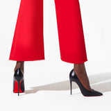 Kate 100 black leather pumps