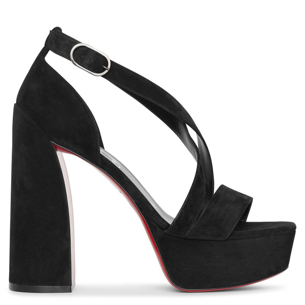 Movida Jane 130 black suede sandals