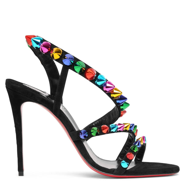 Spikita strap black multi sandals