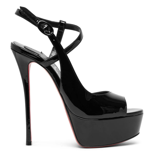 So Jenlove 150 black patent pumps