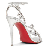 Joli Queen 100 PVC silver sandals