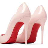 Hot Chick 100 pink patent pumps