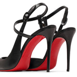 Jenlove 100 black leather pumps