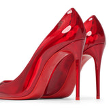 Kate 100 red patent pumps