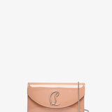 Loubi54 nude patent clutch
