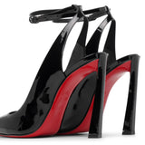 Condora 100 patent sling pumps