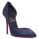 Iriza 100 navy suede pumps