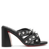 Spika club 85 black leather mules