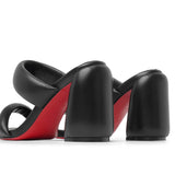 Inflama Sab 85 black leather mules