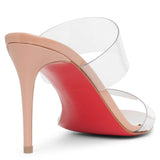 Just Nothing 85 PVC nude sandals