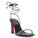 Condora 85 black crystal sandals