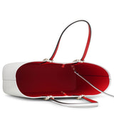 Cabata loubinthesky white tote bag