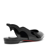 Hot Chickita sling black patent flats