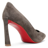 Condora 85 grey suede pumps