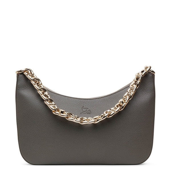 Loubila Chain dark grey large shoulder bag