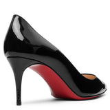 Kate 70 black patent pumps