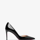 Iriza 85 black patent pumps