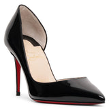 Iriza 85 black patent pumps
