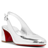 So Jane sling 55 silver patent slingbacks