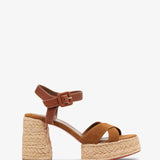 Calakala 70 brown suede sandals