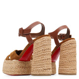 Super Calakala 130 brown suede sandals