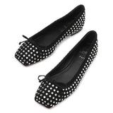 Mamadrague black strass ballerina