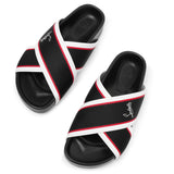 Hot Cross Donna black leather flats