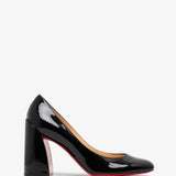 Miss Sab 85 black patent pumps
