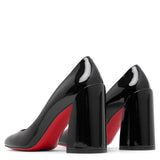 Miss Sab 85 black patent pumps