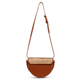 By My Side raffia crossbody bag