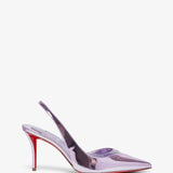 Posticha 80 metallic slingbacks