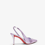 Posticha 80 metallic slingbacks