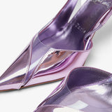 Posticha 80 metallic slingbacks