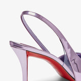 Posticha 80 metallic slingbacks
