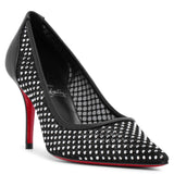 Apostropha 80 black mesh pumps