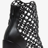 Porlibooty 85 black leather boots