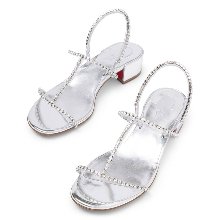 Simple Queenie 25 silver sandals